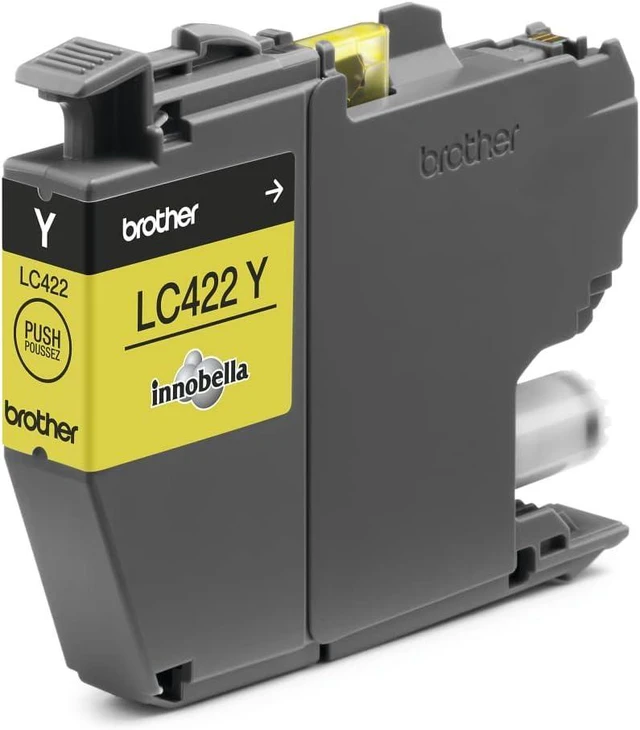 Alt view image 3 of 4 - BROTHER LC-422Y Inkjet Cartridge, Yellow, Single Pack, Standard Yield, Includes 1 x Inkjet Cartridge, Genuine Supplies