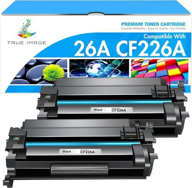 Main image of 26A Toner Cartridge for HP Printer CF226A M426fdw Compatible for HP 26A Black LaserJet Toner Cartridge 26X CF226X M402n MFP M426fdw M402dn M402 M402dw M402dne M426fdn M426 M426dw Printer Ink 2 Pack