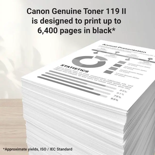 Alt view image 3 of 6 - Canon Genuine HIGH Capacity Toner Cartridge 119 II, Black