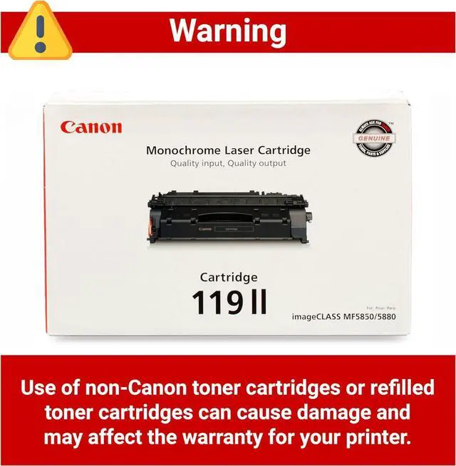Alt view image 4 of 6 - Canon Genuine HIGH Capacity Toner Cartridge 119 II, Black