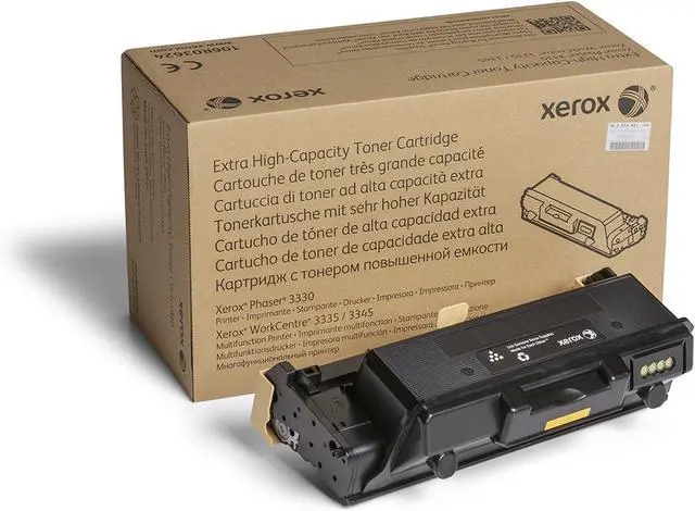 Main image of Xerox Phaser 3330/Workcentre 3335/3345 Black Extra High Capacity Toner Cartridge (15,000 Pages) - 106R03624