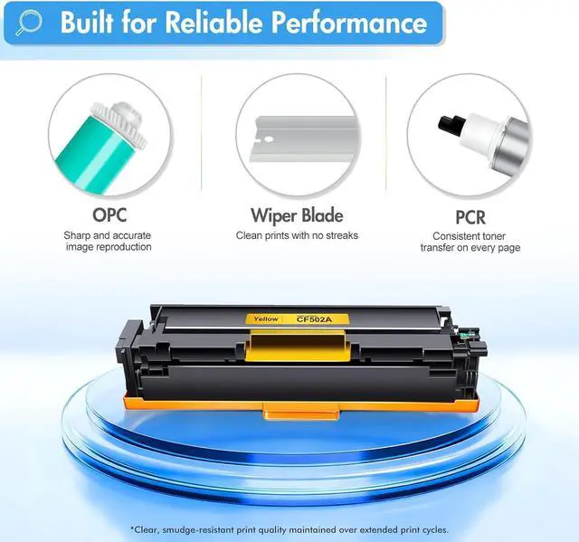 Alt view image 6 of 7 - 202A 202X Toner Cartridges for HP 202 CF500A CF500X M281fdw 5 Pack