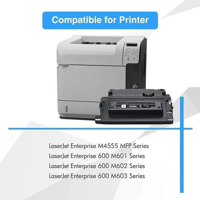Alt view image 2 of 6 - TRUE IMAGE CE390A 90A Black Toner Cartridge 2-Pack 90X CE390X M602 M601