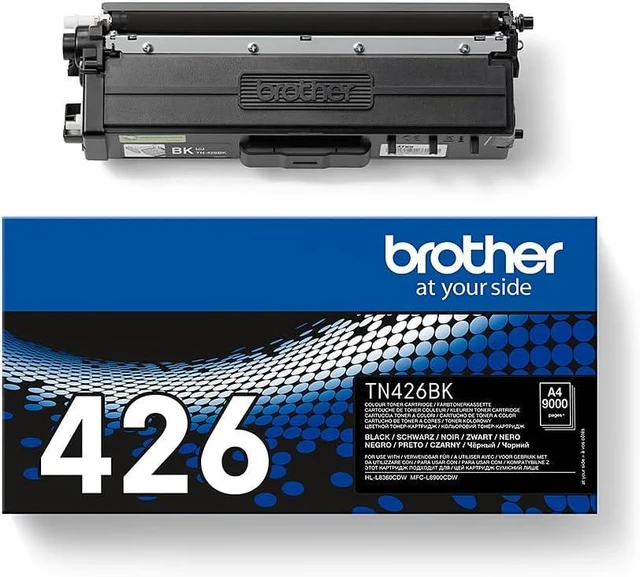 Alt view image 4 of 5 - Brother TN-426BK Toner Cartridge, Black, Single Pack, Super High Yield, Includes 1 x Toner Cartridge, Genuine Supplies