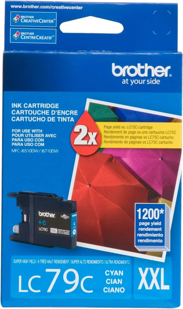 Main image of Brother LC79CS Super High Yield XXL Cyan Cartridge Ink Retail Packaging