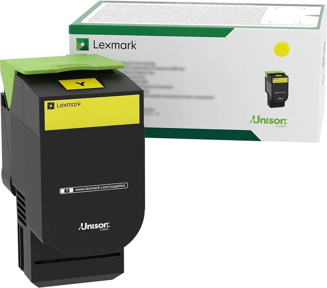Main image of Lexmark 80C1HY0 Return Program High-Yield Yellow Toner Cartridge