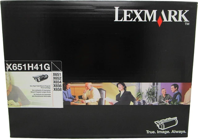 Main image of Lexmark High Yield Return Program Toner Cartridge for US Government, 25000 Yield (X651H41G)