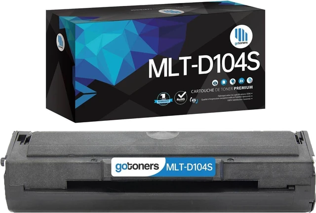 Main image of Gotoners MLT-D104S Toner for Samsung SCX-3205 SCX-3205W SCX-3200 SCX-3207 ML-1670 ML-1660 ML-1665 ML-1667 ML-1671 ML-1675 ML-1676 ML-1677 ML-1865 ML-1867