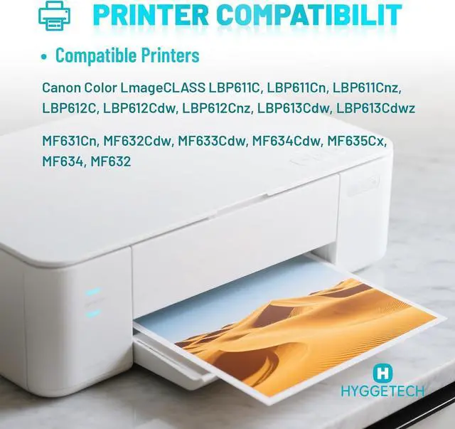 Alt view image 2 of 6 - 045H Toner Cartridges with Chip Replacement for Canon 045H CRG-045H CRG-045 Work with Canon Color ImageCLASS MF632Cdw MF634Cdw LBP612Cdw LBP613Cdw MF632 MF634 Printer (045H BK/C/M/Y,4 Pack)