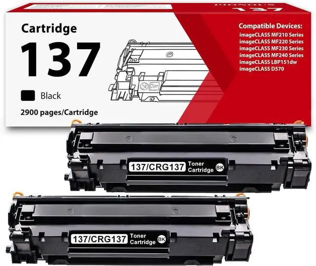 Main image of 137 Black Toner Cartridge 2-Pack for Canon