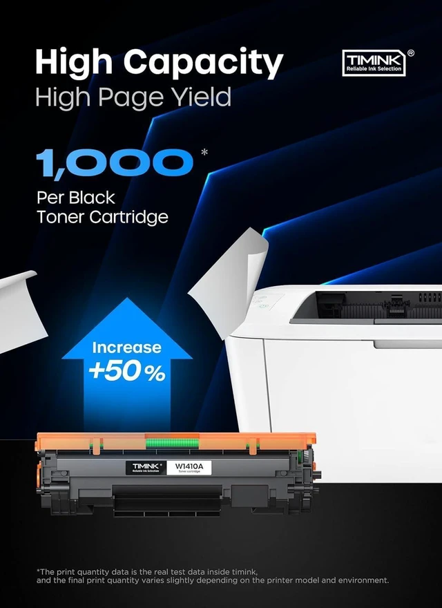 Alt view image 5 of 7 - 141A Toner Cartridge Compatible with HP 141A W1410A 141X W1410X Black Toner Cartridge with Chip, Work for LaserJet Pro M110w MFP M139w M140w Printers (2 Pack, Black)
