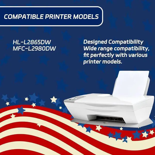 Alt view image 2 of 7 - ALLC Compatible for Brother TN835 Toner Cartridges Work for Brother HL-L2865DW MFC-L2980DW Printers, with Chip, High Yield 6000 Pages, Clear Printing (4 Pack Black)