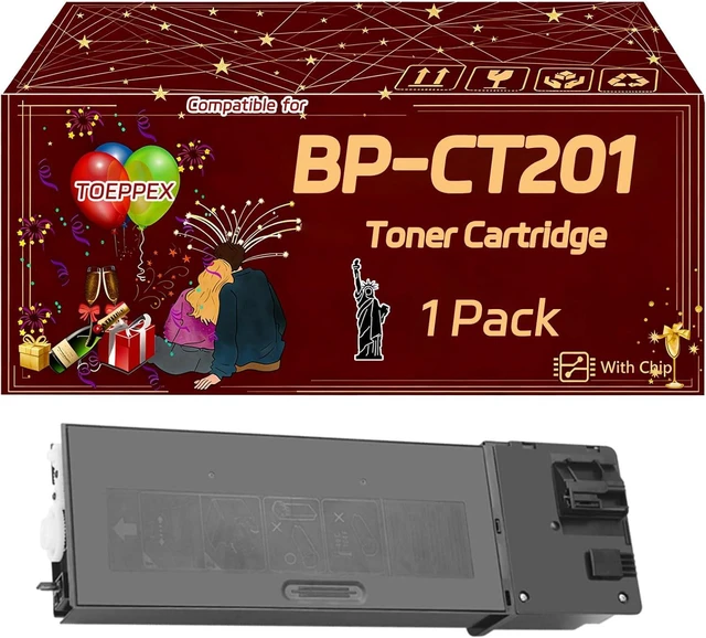 Main image of BP-CT201 Toner Cartridge Compatible for Sharp BP-M2322R BP-M2522X BP-M2522R BP-M2822R BP-M3122R Printers, Accurate Imaging Rich Color, High Yield 16000 Pages (1 Pack Black)