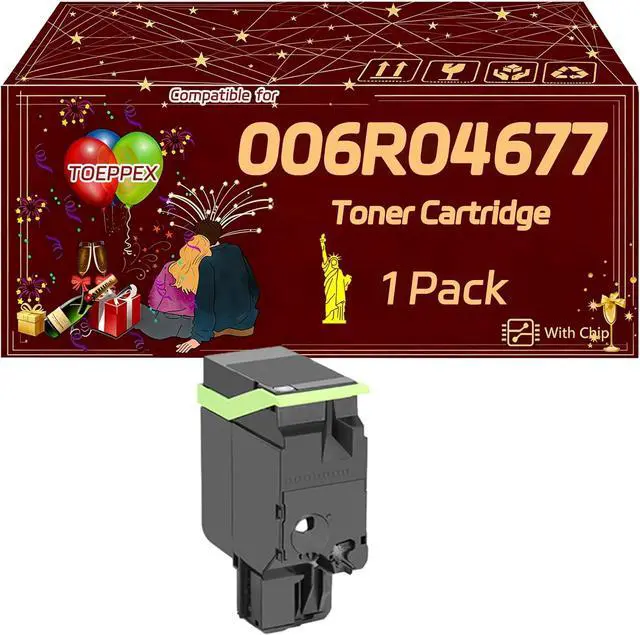 Main image of 006R04677 Toner Cartridge Compatible for Xerox C410 VersaLink C415 Printers, Accurate Imaging Rich Color, High Yield 2400 Pages (1 Pack Yellow)