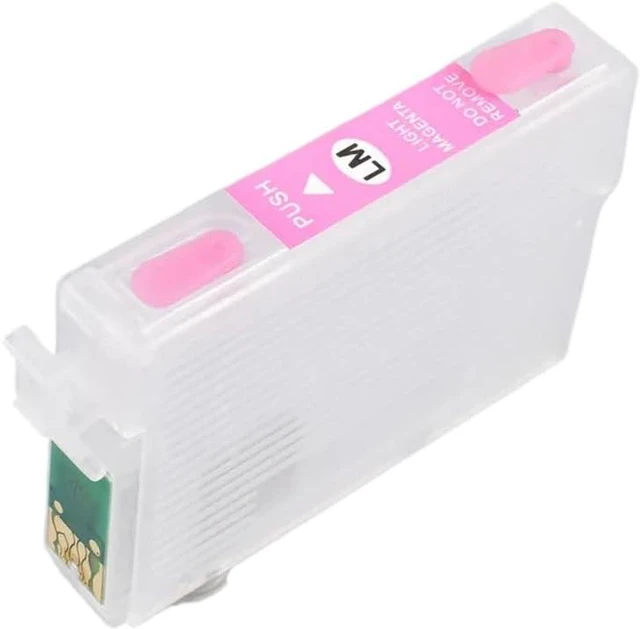 Alt view image 3 of 6 - Refillable Ink Cartridges Compatible with T0481 T0482 T0483 T0484 T0485 T0486 Compatible with Stylus Photo RX500 RX600 R300 R300M R200 R220 R320 R340 RX620