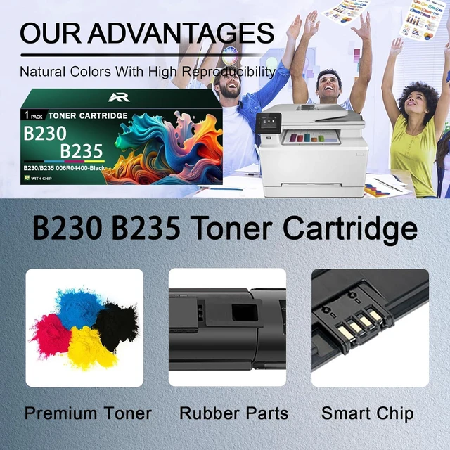 Alt view image 4 of 7 - B230 B235 Toner Cartridges for Xerox B230 B235 006R04400 Toner Cartridge Work for Xerox B225 B230 B235 Printers
