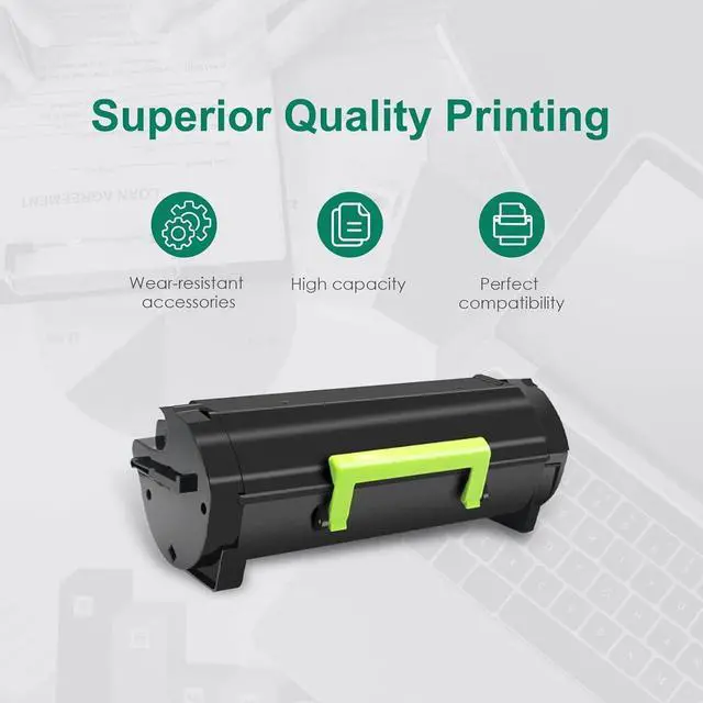 Alt view image 5 of 6 - Remanufactured 56F1000 High Yield Black Toner Cartridge Compatible with Lexmark 56F1000 56F1H00 56F1X00 56F1U00 for MS321 MS421 MS521 MS621 MS622 MX321 MX421 MX521 MX522 MX622 Printers ( 6000 Pages )