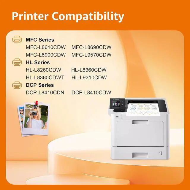 Alt view image 3 of 7 - TN436 Toner Cartridge High Yield Replacement for Brother TN436 TN 436 TN436BK TN433 TN431 Toner for Brother HL-L8360CDW HL-L8260CDW MFC-L8900CDW MFC-L8690CDW Printer(4 Pack,Cyan/Yellow/Magenta/Black)