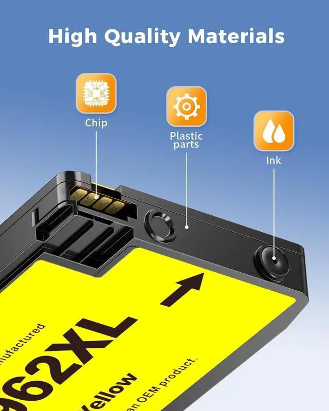 Alt view image 2 of 7 - INK4U Compatible Ink Cartridges Replacement for 962XL Ink Cartridges Magenta, 1 Pack