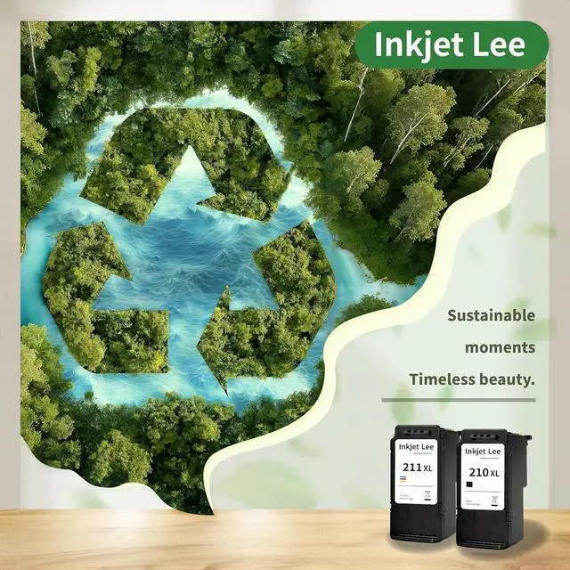Alt view image 7 of 7 - 210XL 211XL Replacement for Canon 210 211XL Ink PG210 CL211 Ink Cartridges for Pixma MP240 MP250 MP270 MP280 MP480 MP490 MP495 MX320 MX330 MX340 MX350 MX410 MX420 Printer,2 Pack (Black, Tri-Color)