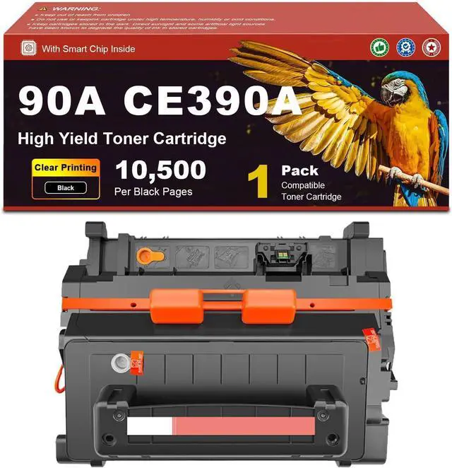 Main image of Compatible Toner Cartridge 90A CE390A, for HP M4555 MFP M601 M601n M602n M602dn M602x M603 M603n M603dn M603xh Printers, 10,500 Page Yield 1-Pack
