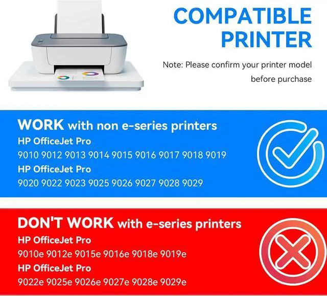 Alt view image 2 of 7 - 962XL Ink Cartridges Combo Pack Replacements for HP 962 XL