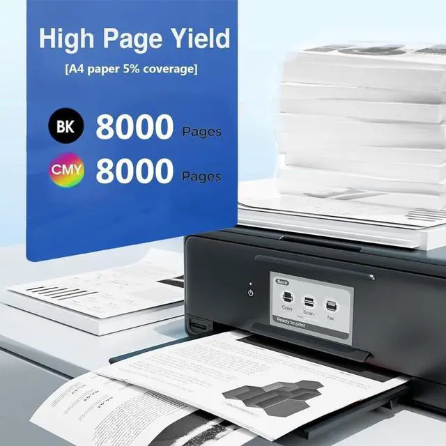 Alt view image 3 of 7 - Compatible for Lexmark CS820 72K1XK0 72K1XC0 72K1XM0 72K1XY0 Toner Cartridge, High Yield Work with CS820 CX820 CX825 CX860 Printer, 8000 Pages(Magenta)