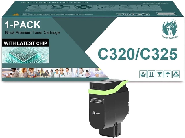 Main image of C320 C325 Toner Cartridge Compatible for Xerox C320 C325 006R04827 Black Toner Cartridges Work for Xerox C320 C325 Printers