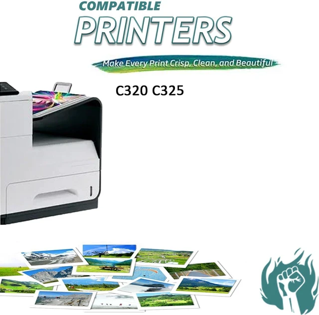 Alt view image 2 of 7 - C320 C325 Toner Cartridge Compatible for Xerox C320 C325 006R04827 Black Toner Cartridges Work for Xerox C320 C325 Printers
