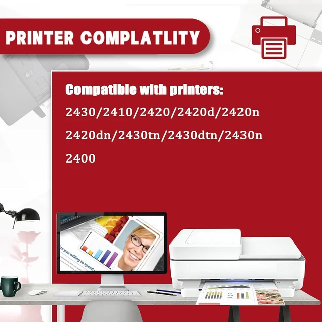Alt view image 2 of 7 - 11X Toner Cartridge Compatible for HP 11X Q6511X 11A Q6511A Toner Cartridges Work for HP LaserJet 2430 2410 2420 2420d 2420n 2420dn 2430tn 2430dtn 2430n Printers