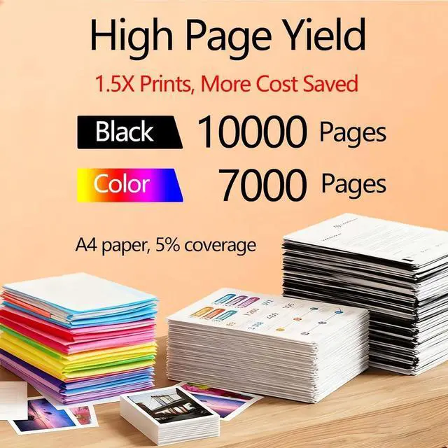 Alt view image 3 of 7 - 970XL 971XL Ink Compatible for HP 970XL 971XL Ink Cartridges Black Color Combo Pack Compatible for HP Ink 970 971 Fit for Officejet Pro X451dn X451dw X476dnMFP X476dwMFP Printer