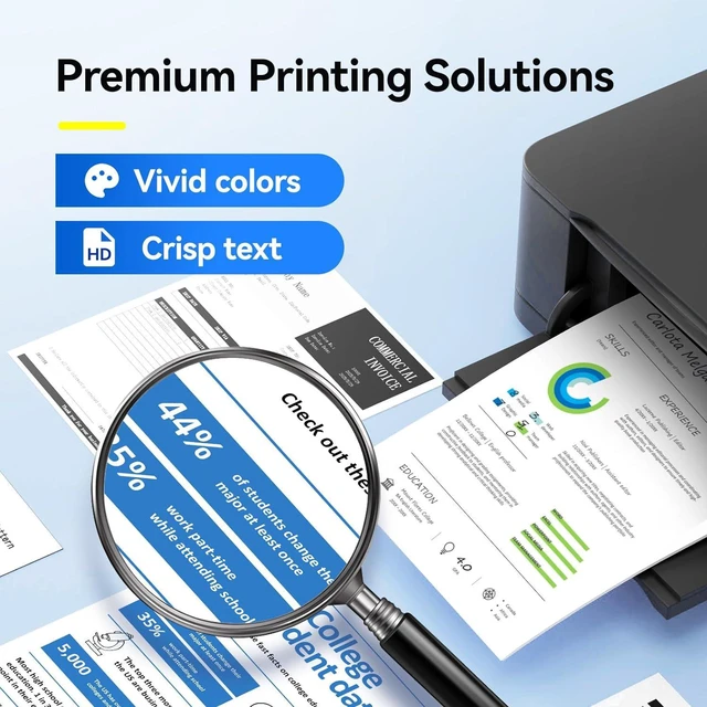 Alt view image 7 of 7 - CS331 CX331 Toner Cartridges 4 Pack (with Chip) Replacement for Lexmark 20N10K0 20N10C0 20N10M0 20N10Y0 Toner Compatible with Lexmark CS331dw CS431dw CX331adwe CX431adw CS431 CX431 Series Printer Ink