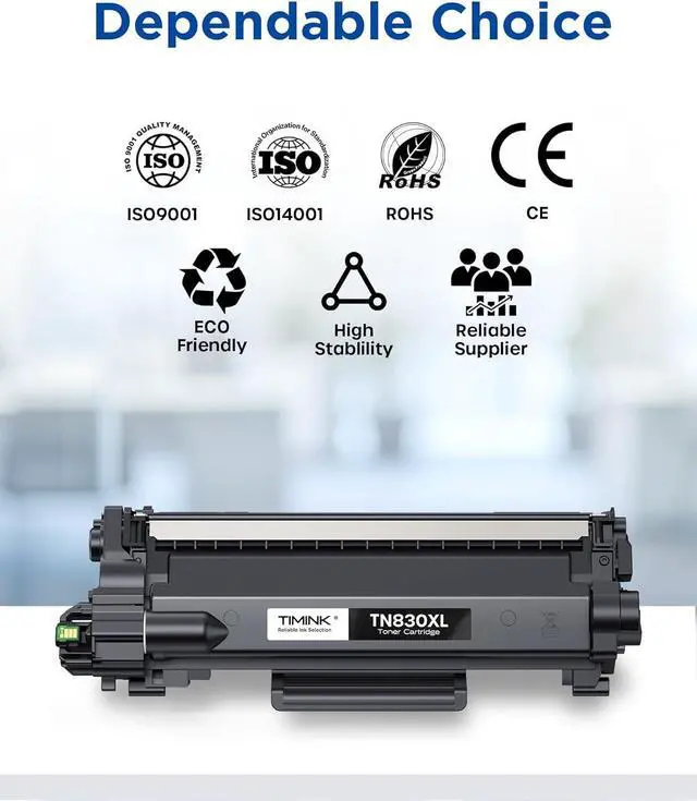 Alt view image 6 of 6 - Compatible TN830XL TN830 Toner Cartridge for HL-L2460DW, 4 Pack