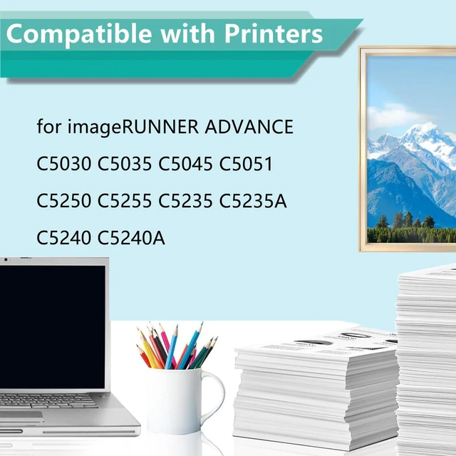 Alt view image 2 of 7 - Waste Toner Container Replacement for FM2-R400-000 FM4-8400-010 Compatible for Canon ImageRUNNER Advance C5030 C5035 C5045 C5051 C5250 C5255 C5235 C5235A C5240 C5240A Printer 1 Pack