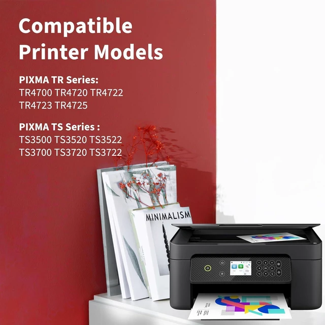 Alt view image 2 of 6 - 275XL 276XL Ink Cartridges Combo Pack Replacement for Canon 275XL 276XL PG-275XL CL-276XL Printer Ink for Canon Pixma TS3500 TS3520 TS3700 TS3720 TS3722 TR4700 TR4720 TR4722 Printer (1 Black, 1 Color)