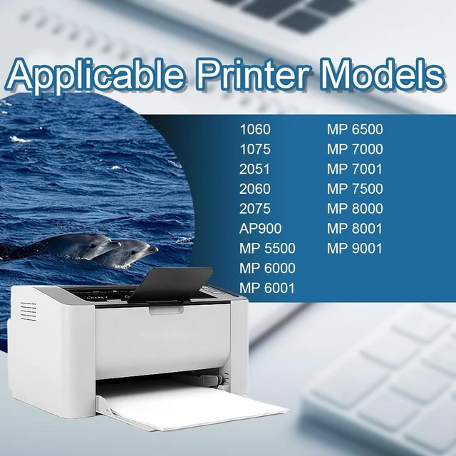 Alt view image 2 of 7 - 841332 Toner Cartridge Compatible for Ricoh Type 6110D 6075 841332 Toner Cartridges Work for Ricoh Aficio 1060 1075 2051 2060 2075 AP900 MP 5500 6000 6001 6500 Printers