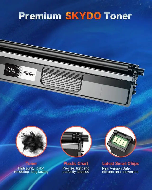 Alt view image 4 of 6 - Skydo TN229XL TN229 Toner Cartridges Replacement for Brother, 2 Pack