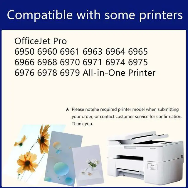 Alt view image 2 of 7 - 903XL Ink Cartridges Replacement for HP 903 Ink Cartridges Compatible for HP OfficeJet Pro 6950 6960 6961 6963 6964 6965 6966 6968 6970 6971 6974 6975 6976 6978 6979 Printers,903XL 2*Set