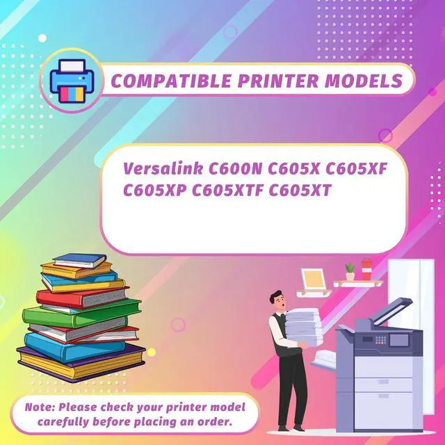 Alt view image 2 of 7 - Compatible with Xerox 108R01485 108R01486 108R01487 108R01488 Drum Unit Work for Xerox Versalink C600N C605X C605XF C605XP C605XTF Printers (1 Pack Magenta)