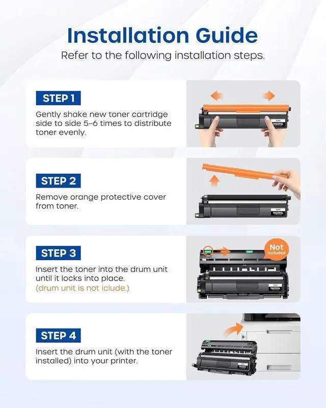Alt view image 4 of 6 - Compatible TN229XL Toner Cartridge Replacement for Brother TN229XL TN229