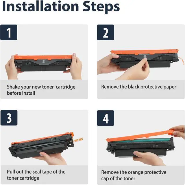 Alt view image 6 of 7 - 210A Toner Cartridges 4 Pack Color LaserJet Pro MFP 4301dw: Compatible for HP 210A 210 W2100A 210X for Color Laser Jet Pro 4201dn 4201dw MFP 4301fdw 4301fdn 4301 4201 Printer Ink