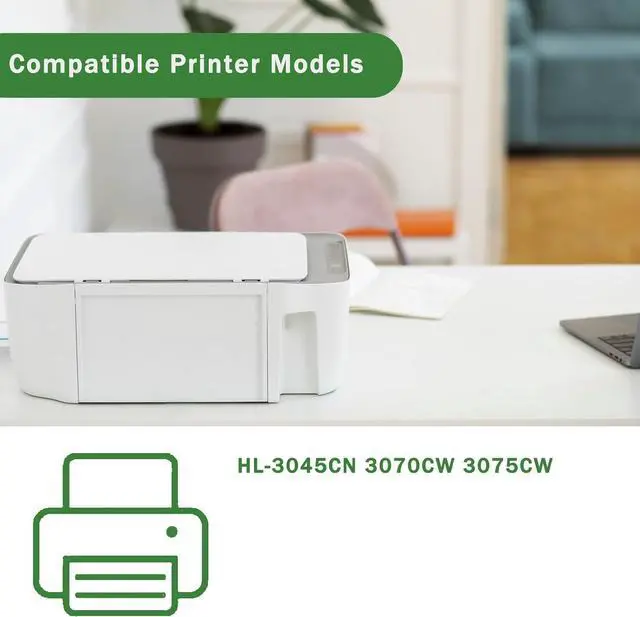 Alt view image 2 of 7 - Compatible for Brother DR-210CLBK DR-210CLC DR-210CLM DR-210CLY Drum Unit HL-3045CN 3070CW 3075CW Printers, High Yield 25000 Pages Bright Clear Colors (1 Pack Magenta)
