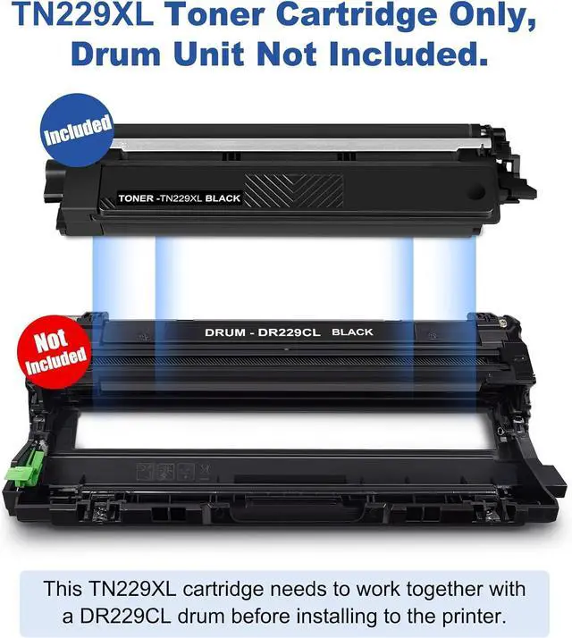 Alt view image 7 of 7 - TN229XL 229XL TN229 Toner Cartridge 4 Pack HL-L3220CDW HL-L3280CDW TN2294PK