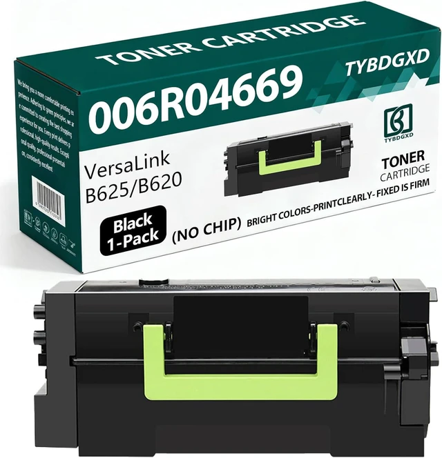 Main image of 006R04668 006R04669 006R04670 006R04676 High Yield Toner Cartridge Compatible for Xerox Compatible Replacement for Xerox VersaLink B625 B620 Printers,006R04669(25000) Pages NO CHIP