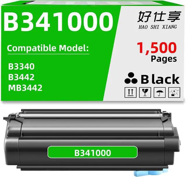 Main image of B341000 B341H00 B341X00 Black High Yield Toner Cartridge Compatible for Lexmark B3340 B3340dw B3442 B3442dw MB3442 MB3442adw MB3442i Laser Printer (B341000-1500Pages)