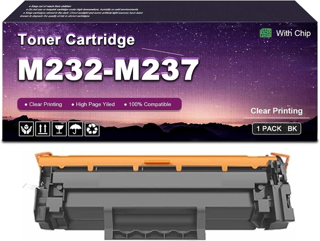 Main image of M232-M237 Black Toner Cartridge Replacement (with Chip) for HP M232-M237 M232e-M237e Printers High Yield 1400 Pages