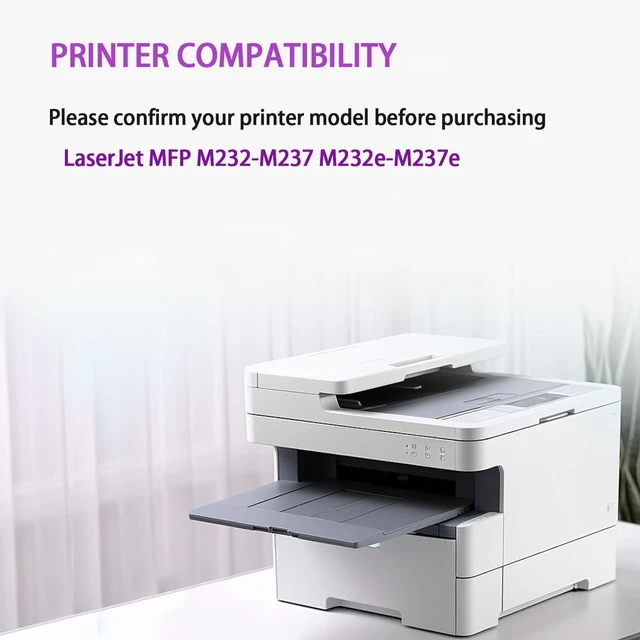 Alt view image 2 of 7 - M232-M237 Black Toner Cartridge Replacement (with Chip) for HP M232-M237 M232e-M237e Printers High Yield 1400 Pages