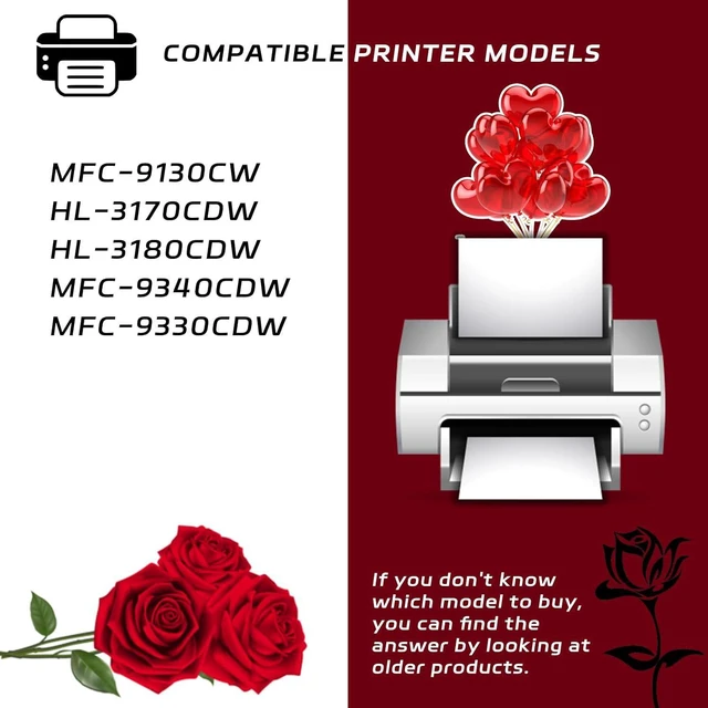 Alt view image 2 of 7 - TN221 TN225 Toner Cartridge Compatible for Brother MFC-9130CW HL-3170CDW HL-3180CDW MFC-9340CDW MFC-9330CDW Printers, with Chip, High Yield 3500 Pages, Clear Printing (4 Pack Black)