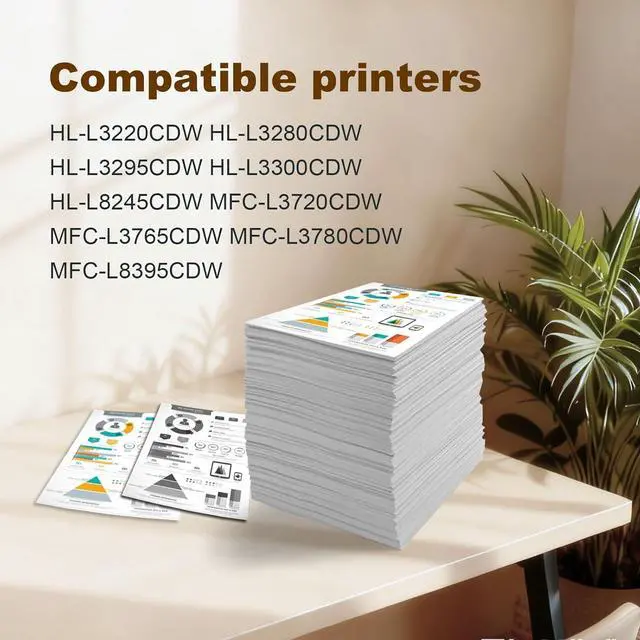 Alt view image 2 of 7 - TN229XL Toner Cartridge Replacement for Brother 229 TN229 TN-229 TN 229XL 229XXL for MFC-L3780CDW HL-L3280CDW MFC-L3720CDW HL-L3220CDW HL-L3300CDW Printer (1Black/1Cyan/1Yellow/1Magenta)