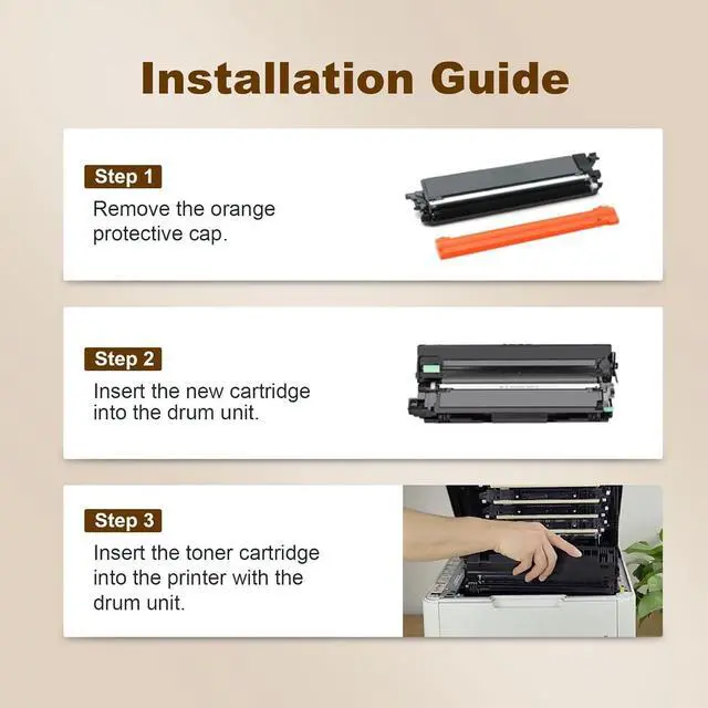 Alt view image 6 of 7 - TN229XL Toner Cartridge Replacement for Brother 229 TN229 TN-229 TN 229XL 229XXL for MFC-L3780CDW HL-L3280CDW MFC-L3720CDW HL-L3220CDW HL-L3300CDW Printer (1Black/1Cyan/1Yellow/1Magenta)